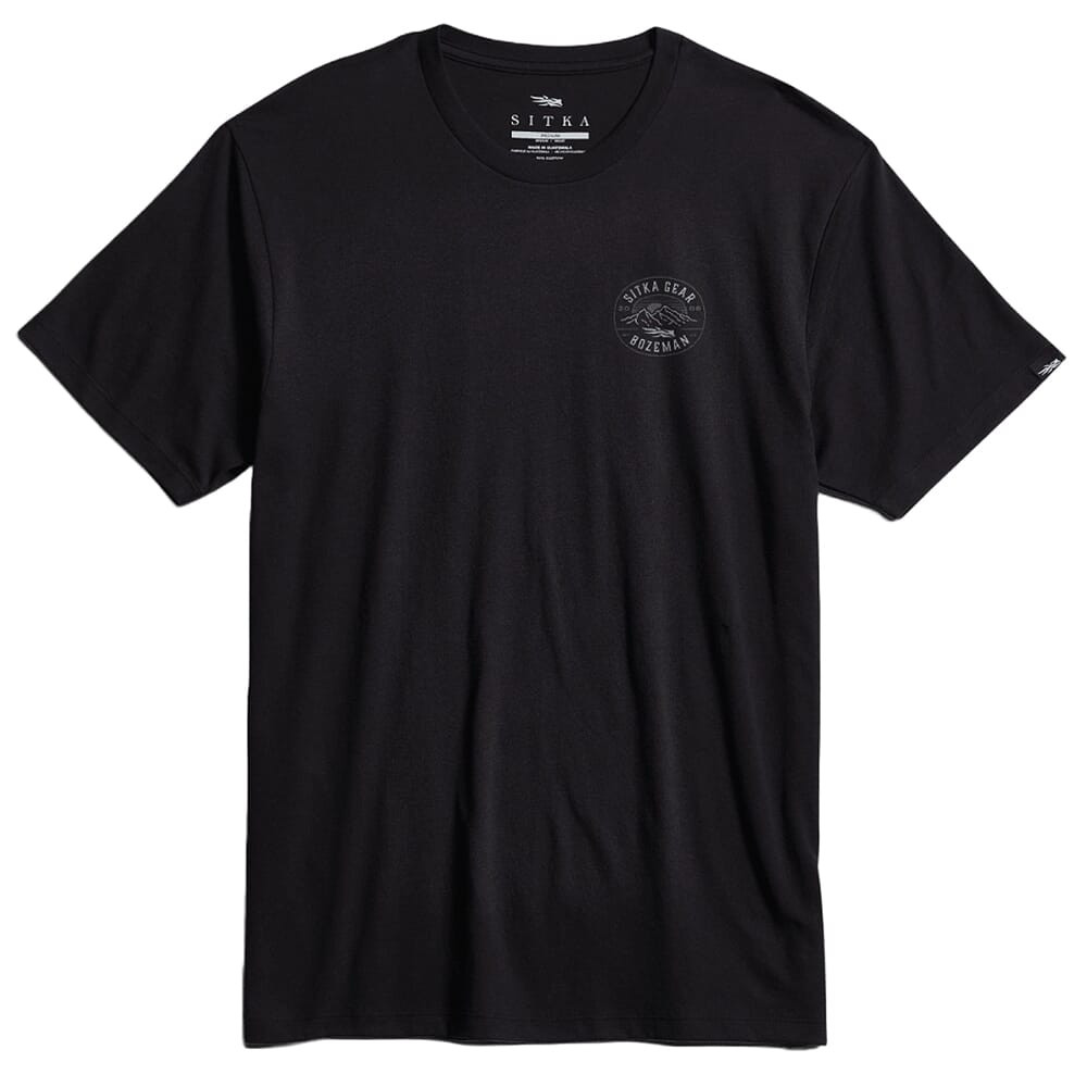 Sitka Gear Altitude Tee Sitka Black Medium 600298-BK-M