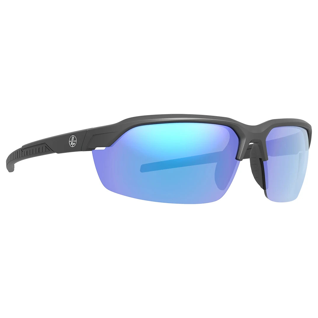 Leupold Tracer Matte Black Performance Eyewear w/Blue Mirror Lenses 186754