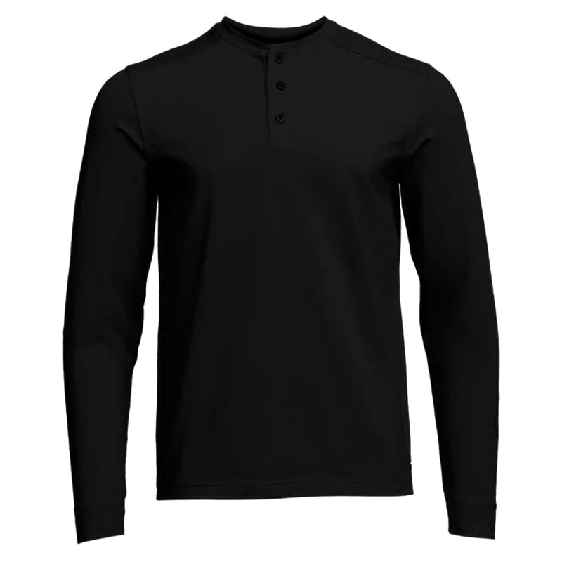 Sitka Gear Foothills LS Henley Sitka Black Medium 600307-BK-M