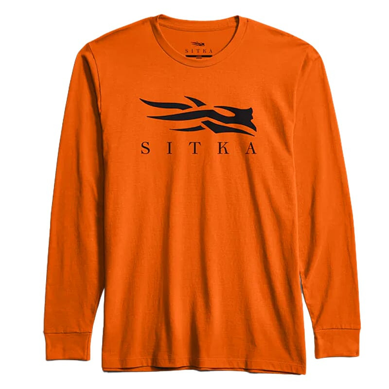 Sitka Gear Icon Long Sleeve Tee Ultra Orange XX Large 600419-UAO-XXL