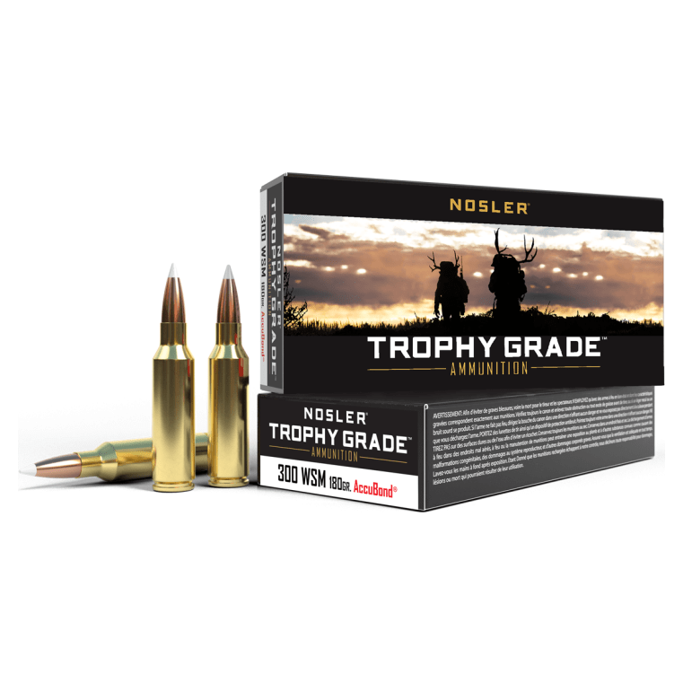 Nosler Trophy Grade TGA - 300 WSM 180g AB SP (20ct) Ammunition 60063
