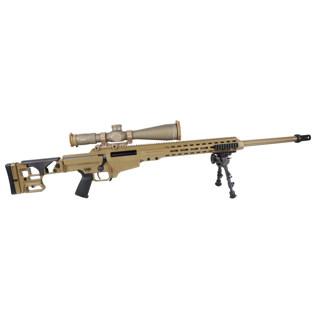 Barrett MK22 7.62x51 NATO, .338 Norma Mag, .300 Norma Mag Coyote Brown Cerakote Deployment Kit w/Leupold Contract Optic, Bag Rider & Zero Target 19778