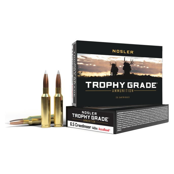 Nosler Trophy Grade TGA - 6.5mm Creedmoor 140g AB SP (20ct) Ammunition 60080