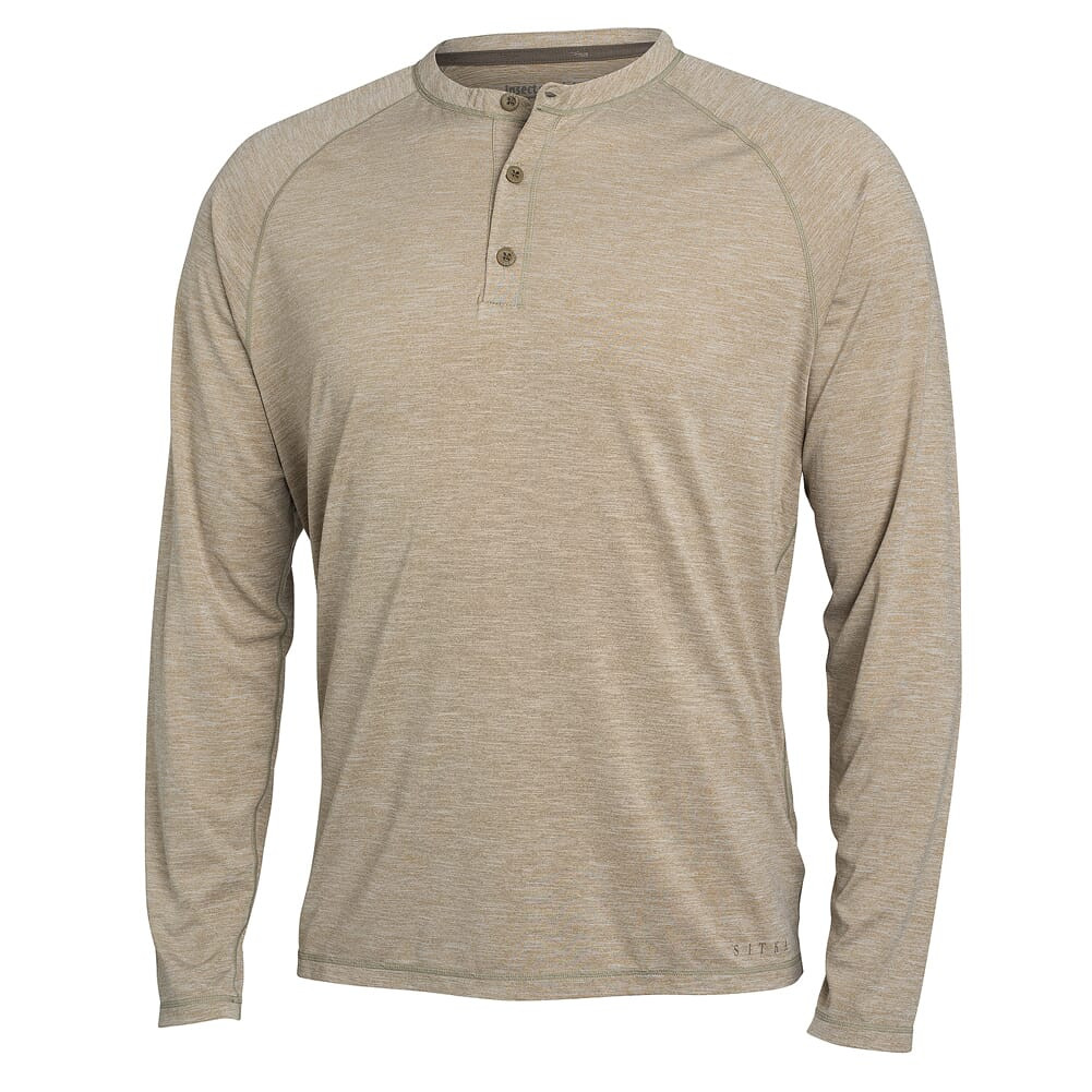 Sitka Hanger Henley LS Sandstone Large 80022-SS-L