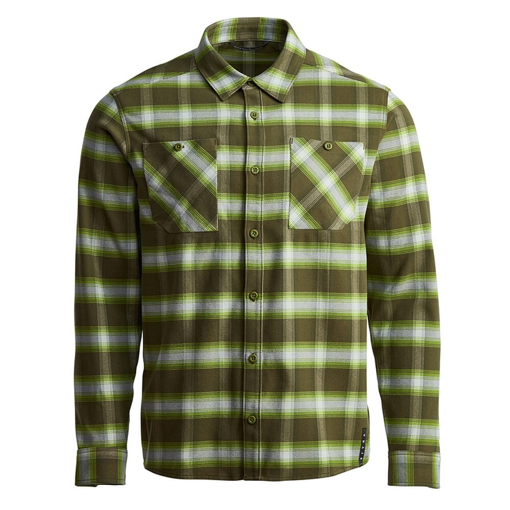 Sitka Gear Riser Work Shirt Covert Plaid LG 80055-CVP-L