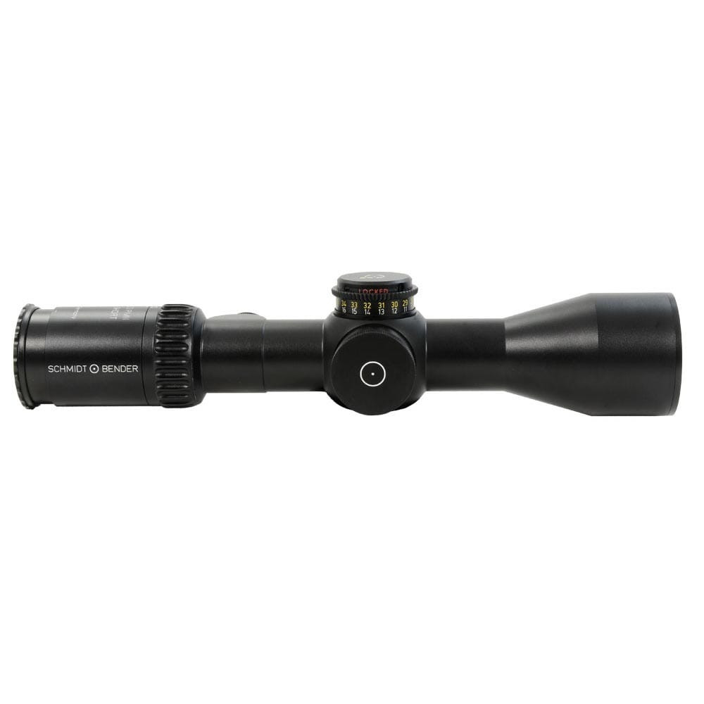 Schmidt Bender 5-20x50 PM II Ultra Short LP P4F 1cm ccw DT MTC LT / ST ZS CT Black Riflescope 673-911-972-F1-E8