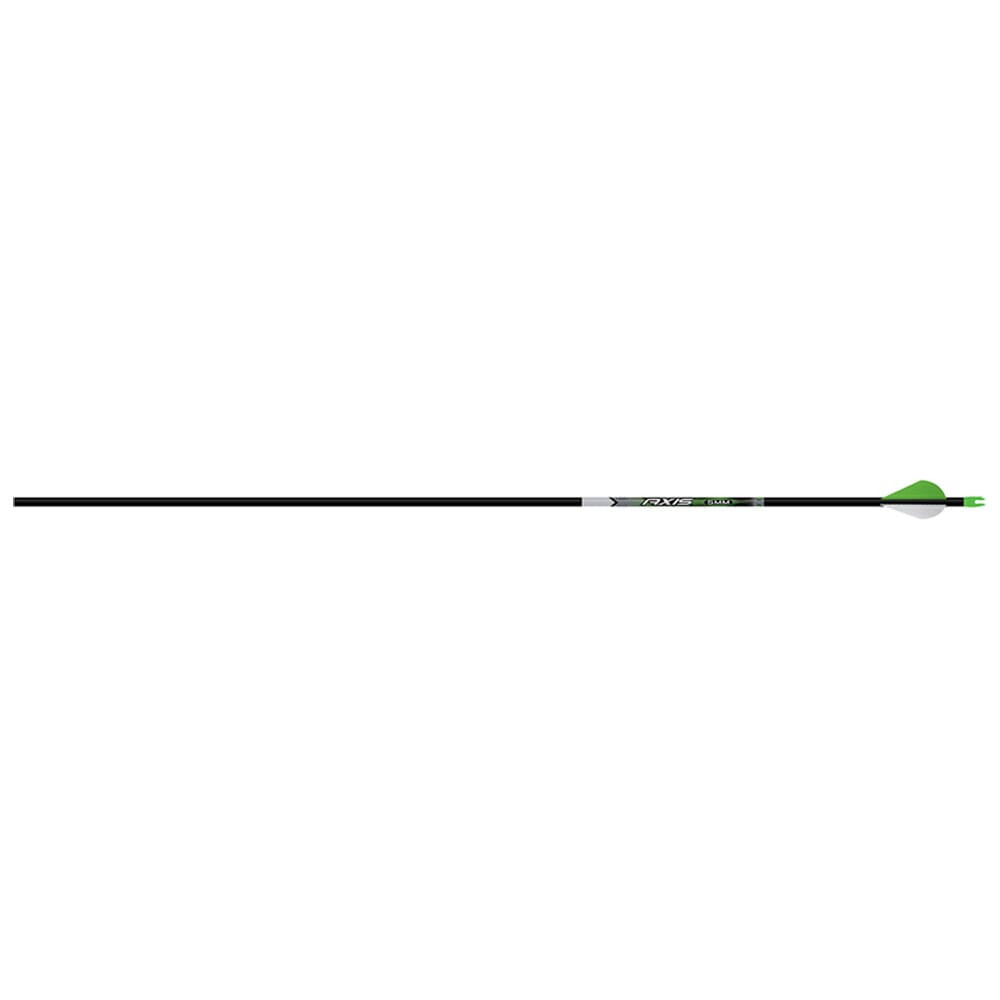 Easton 5mm Axis 260 Arrow w/2'' Blazer Vanes & 25gr Aluminum Half-Outs 6pk 701275