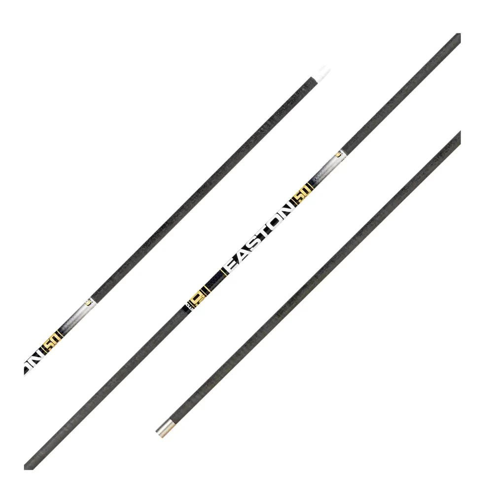 Easton Hunting Arrows 5.0 5mm w/ 50 Grain Steel Halfout DZ (12) 702048