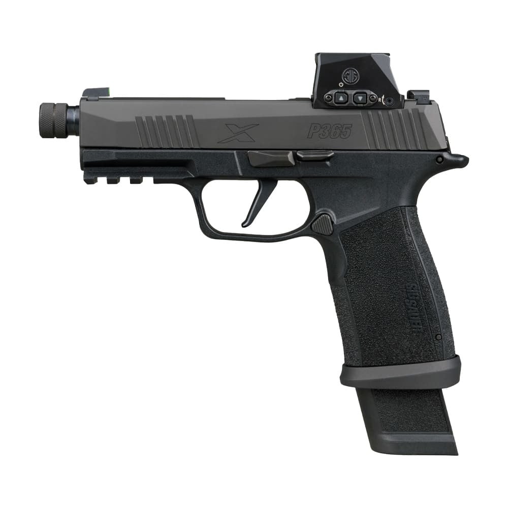 Sig Sauer P365-XMACRO TacOps Romeo-X SIG-LOC 9mm 4.3" Threaded Bbl RXSL Striker X-Ray 3 Pistol w/(4) 21rd Steel Mags 365XCA-9-BTAC-TB-RXSL