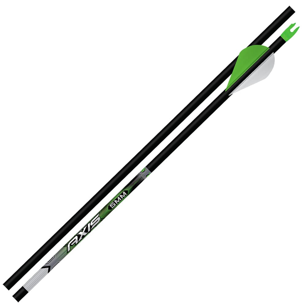 Easton 5mm Axis Match Grade 340 Arrow w/3'' Hybrid 26 HIT & Collar 6pk 801388