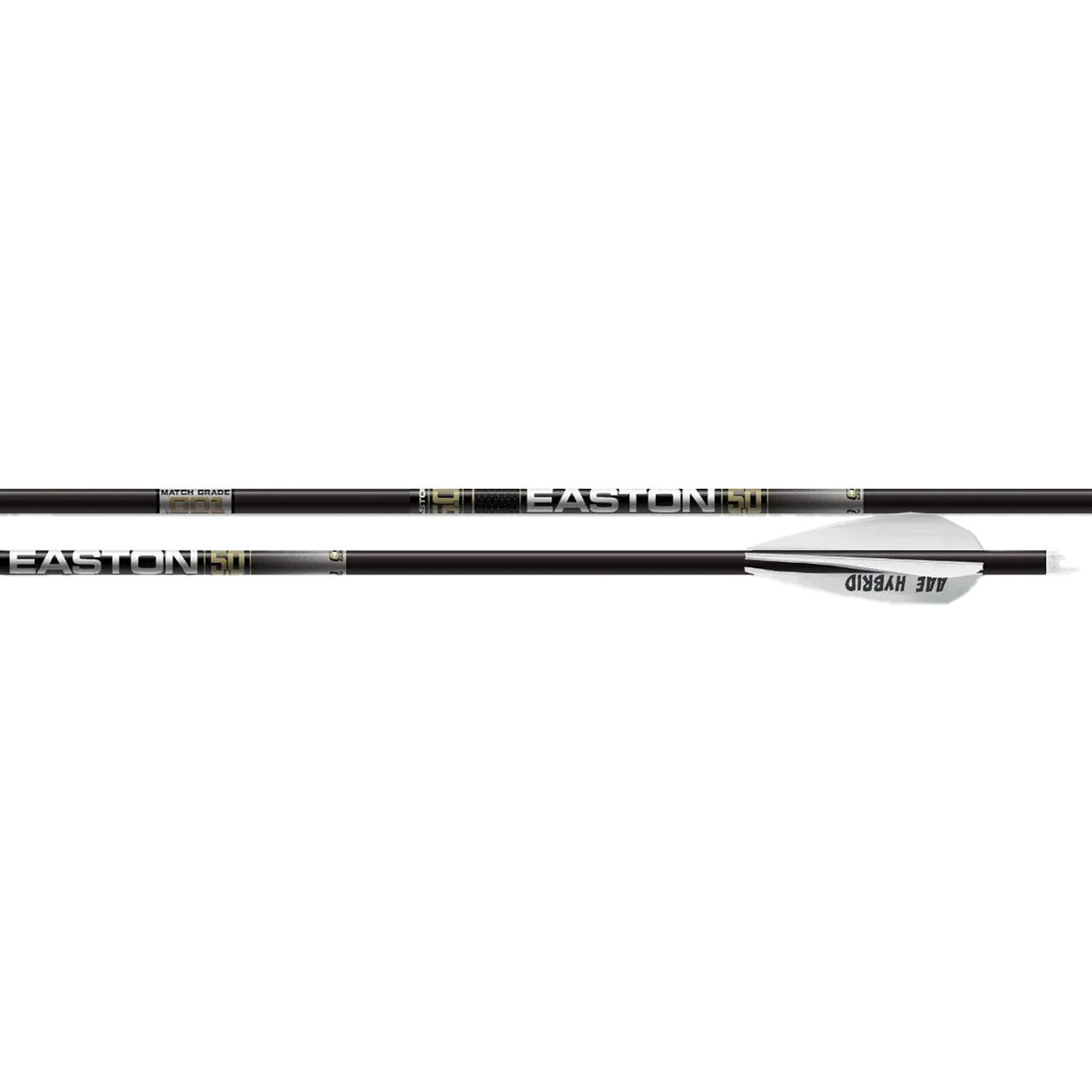 Easton Hunting Arrows 5.0 5mm Match Grade Pro Series w/ Hit & Collars PACK (6) 802019