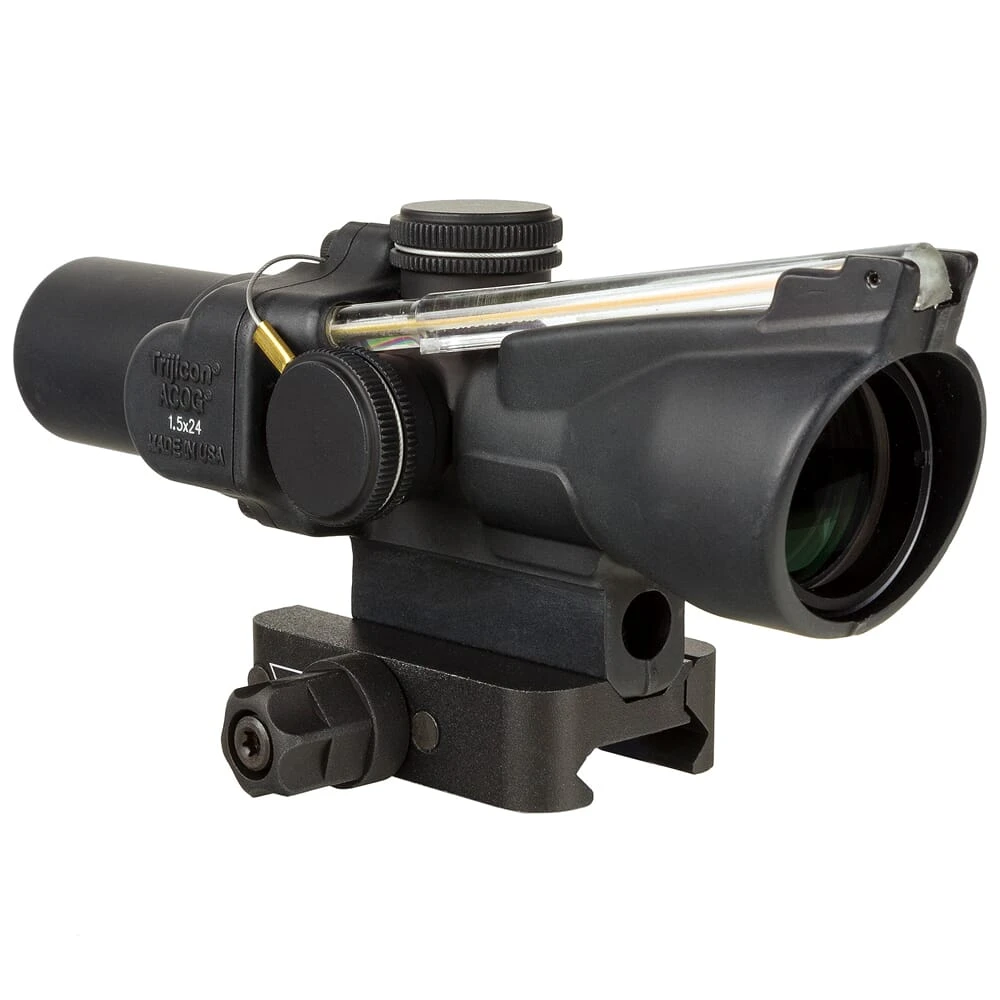 Trijicon ACOG 1.5x24 Dual Illum Amber Crosshair Compact Riflescope w/Q-LOC Mount TA45-C-400335