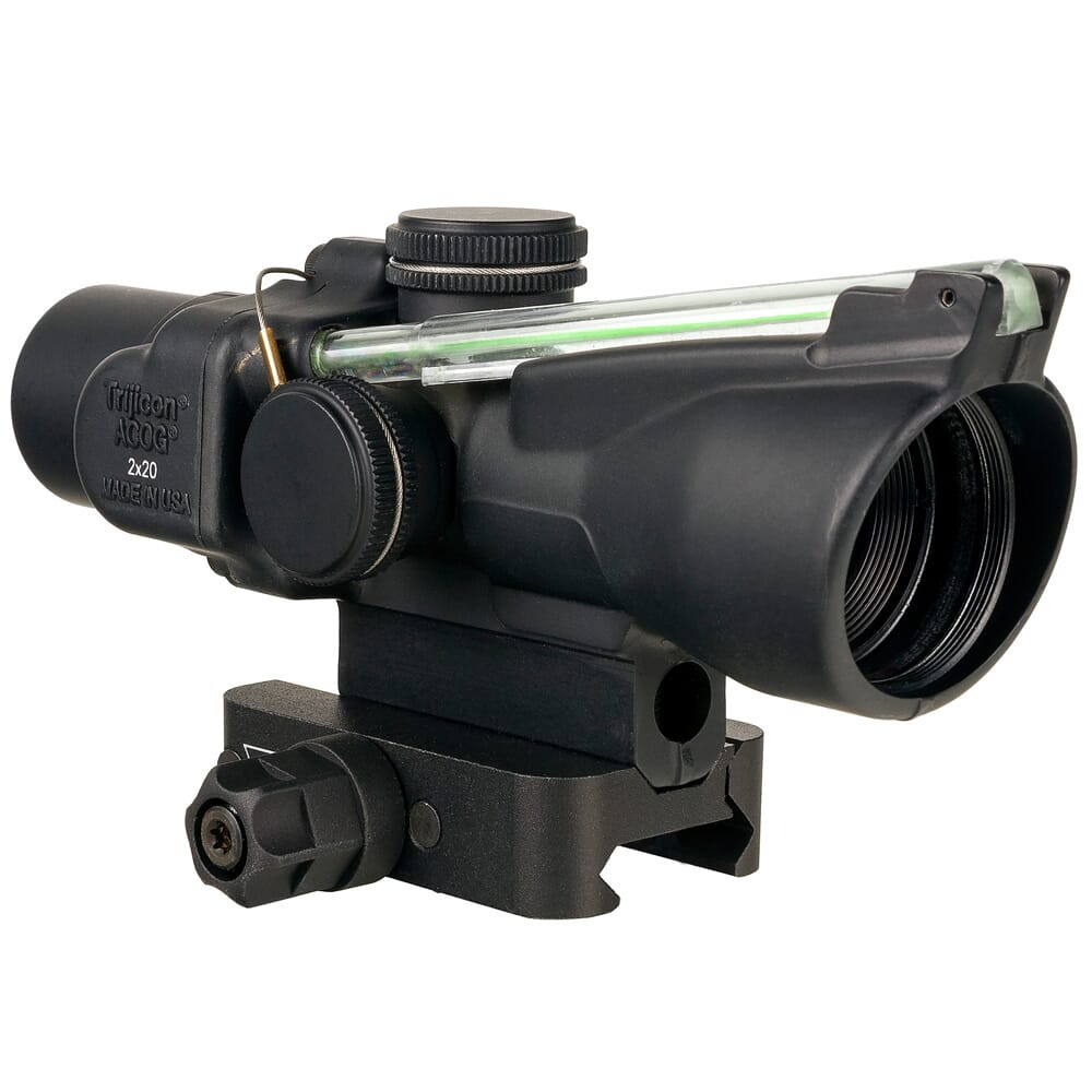 Trijicon ACOG 2x20 Dual Illum Green Crosshair Compact RIflescope w/Q-LOC Mount TA47-C-400341