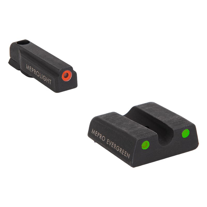 Meprolight Evergreen CZ P07/09 Orange Ring/Green Pistol Sight Set 83100012