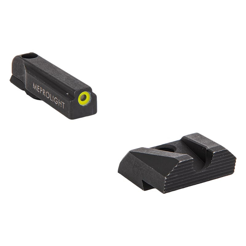 Meprolight Evergreen CZ P07/09 Yellow Ring/Blank Pistol Sight Set 83301012
