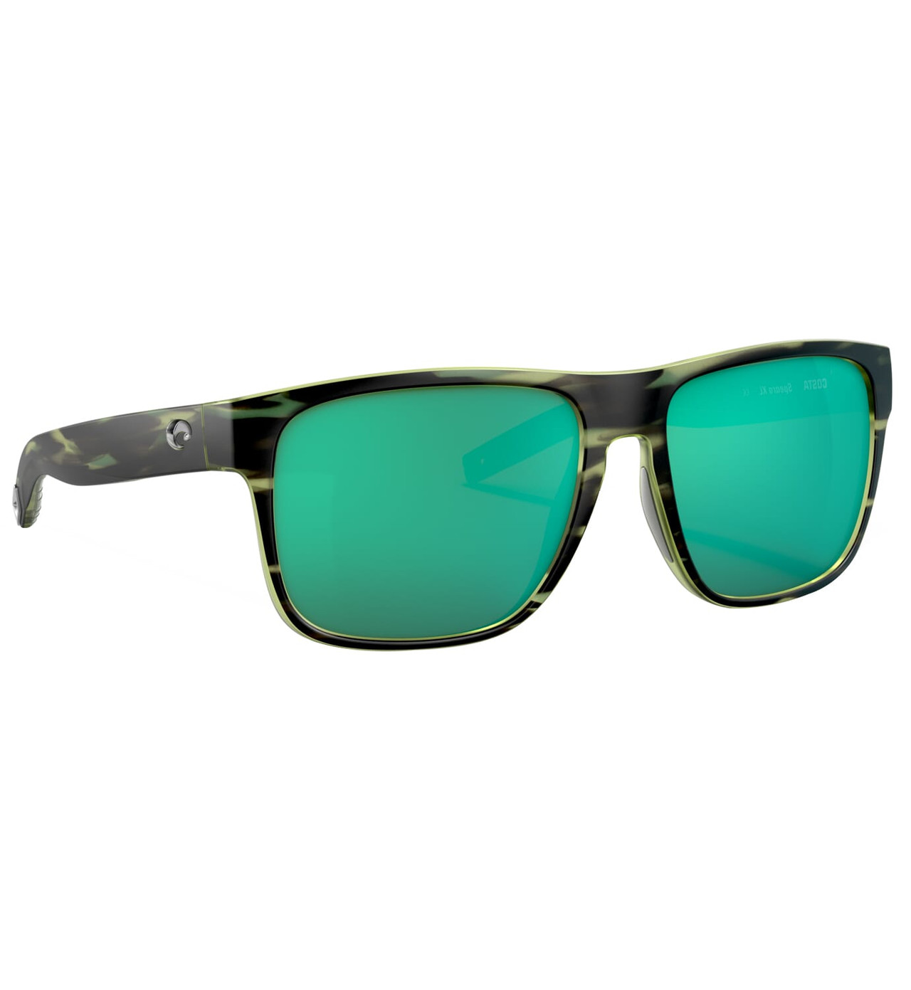 Costa Spearo XL Matte Reef Sunglasses w/Green Mirror 580P Lenses 06S9013-90131159