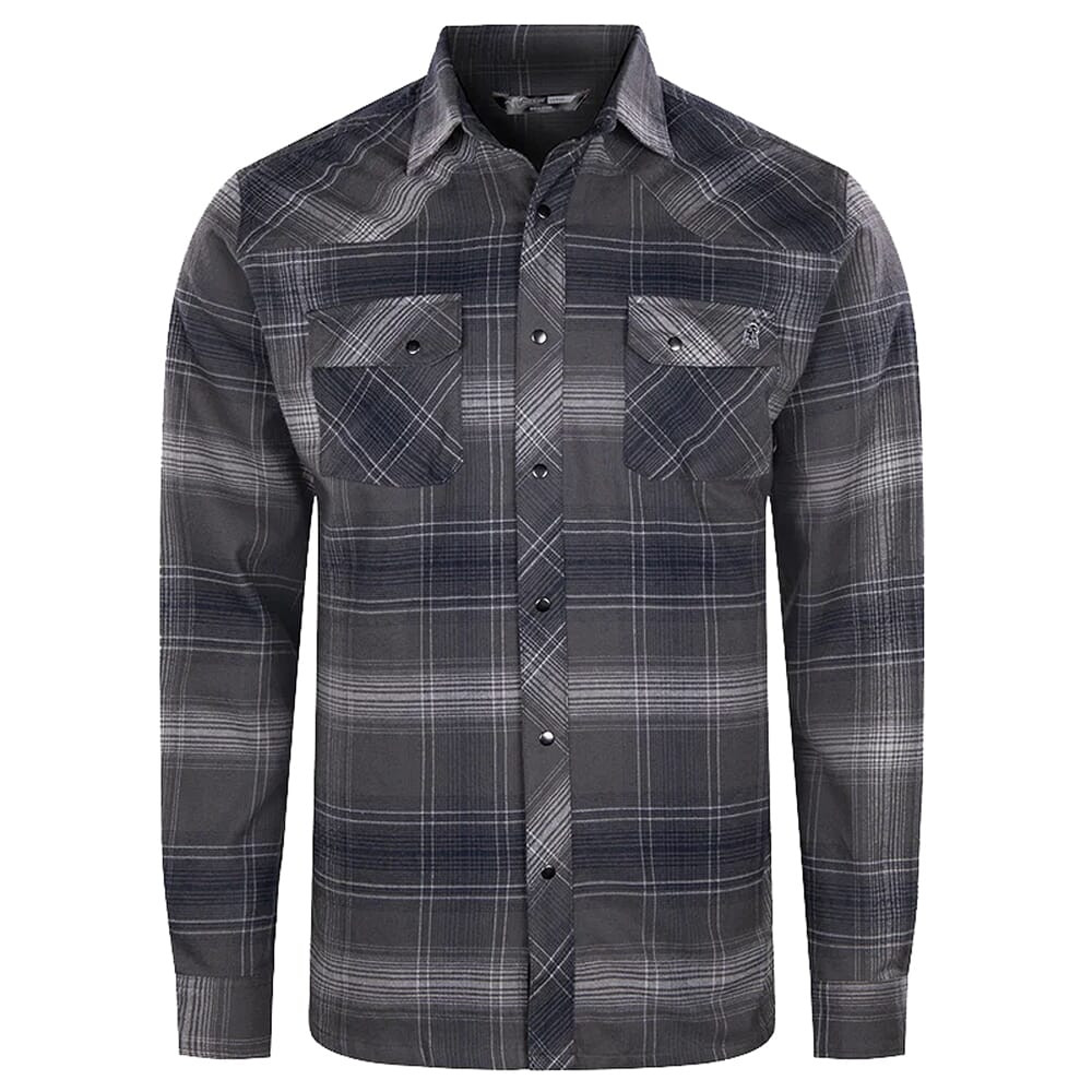 Stone Glacier Timber Butte Long Sleeve Snap Shirt Carbon Plaid 90002-CA