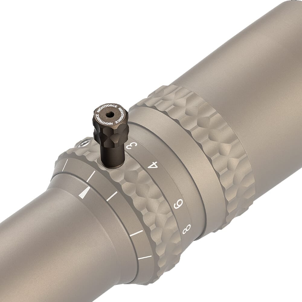 Nightforce Dark Earth Extended Power Throw Lever for ATACR & NX8 Scopes w/ 5mm Extension A701