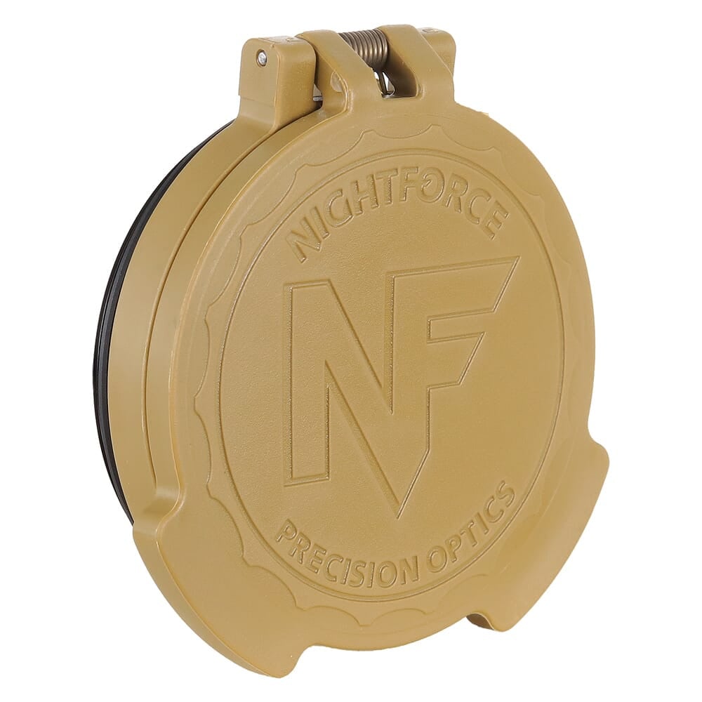 Nightforce Dark Earth Objective Flip-Up Lens Cap 50mm NX8, NXS, SHV A724