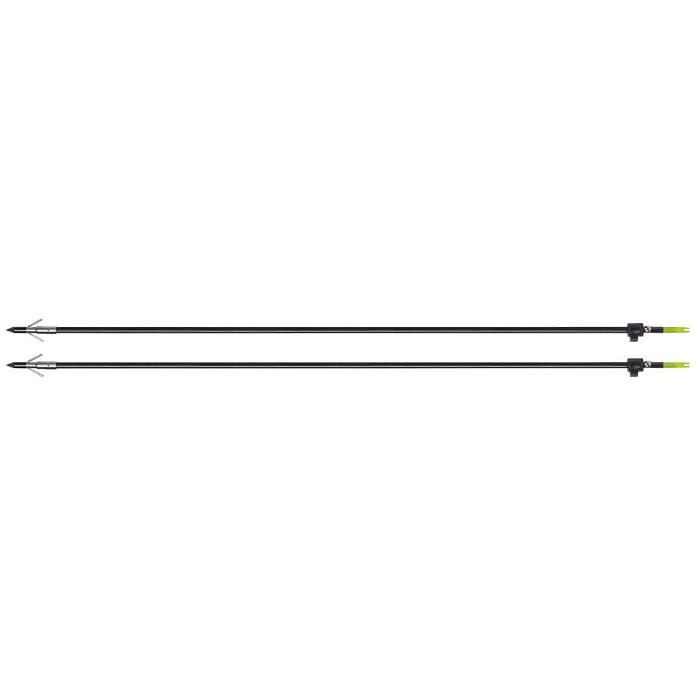 Centerpoint Fiberglass Bowfishing Arrows 2pk w/Cajun Bowfishing ACS Arrow Slide ABFA2PK