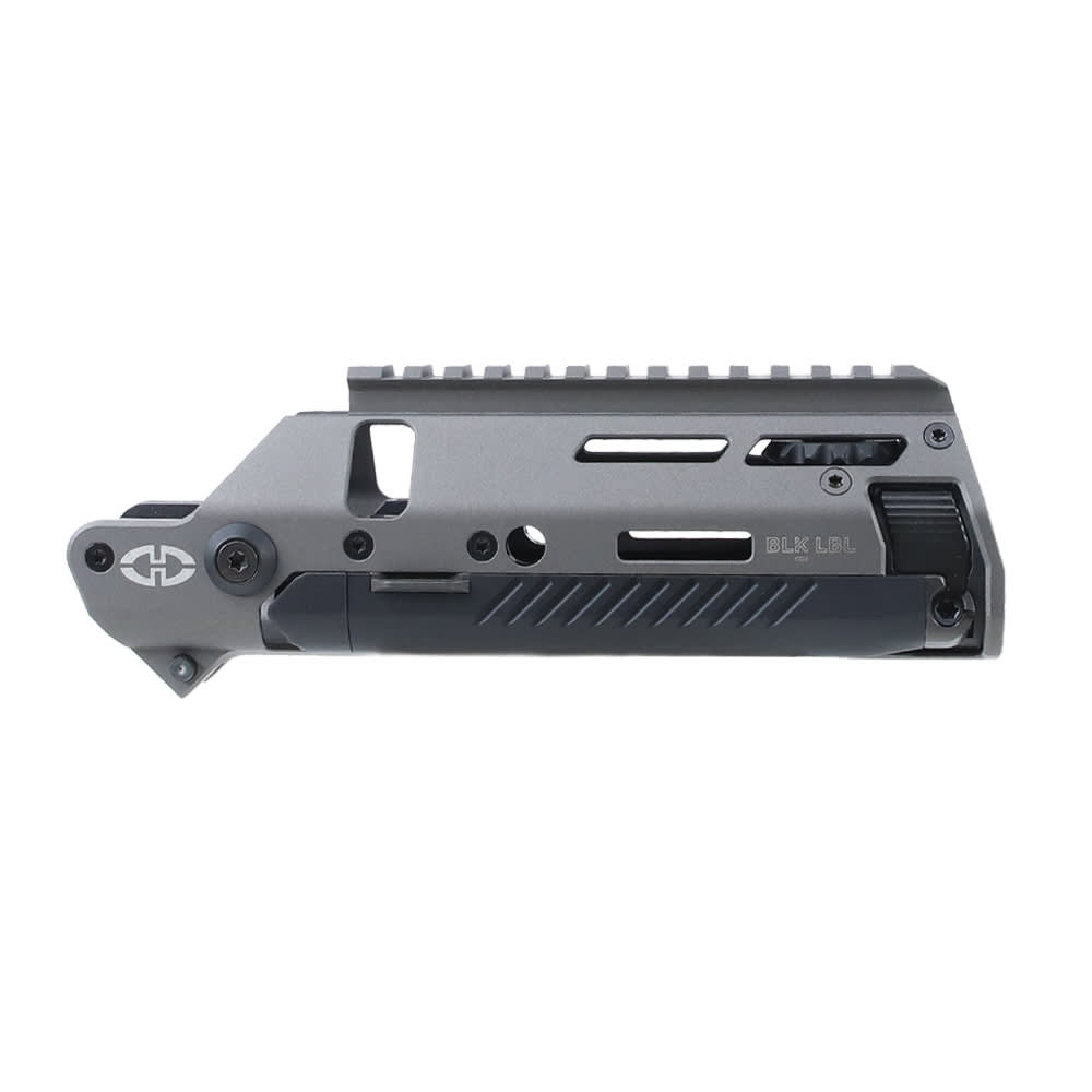 Desert Tech MDRx BLK LBL ALX 16" Tungsten Handguard Bipod ACC0227-T