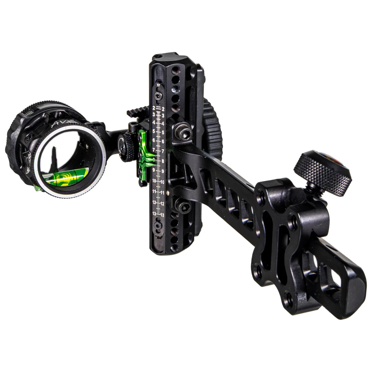 Driver Plus Slider Sight - Standard Pro Bar - w/ AVX-41 Scope - Single Pin - .019 Green Fiber - Stealth ADVP-S119-4GA