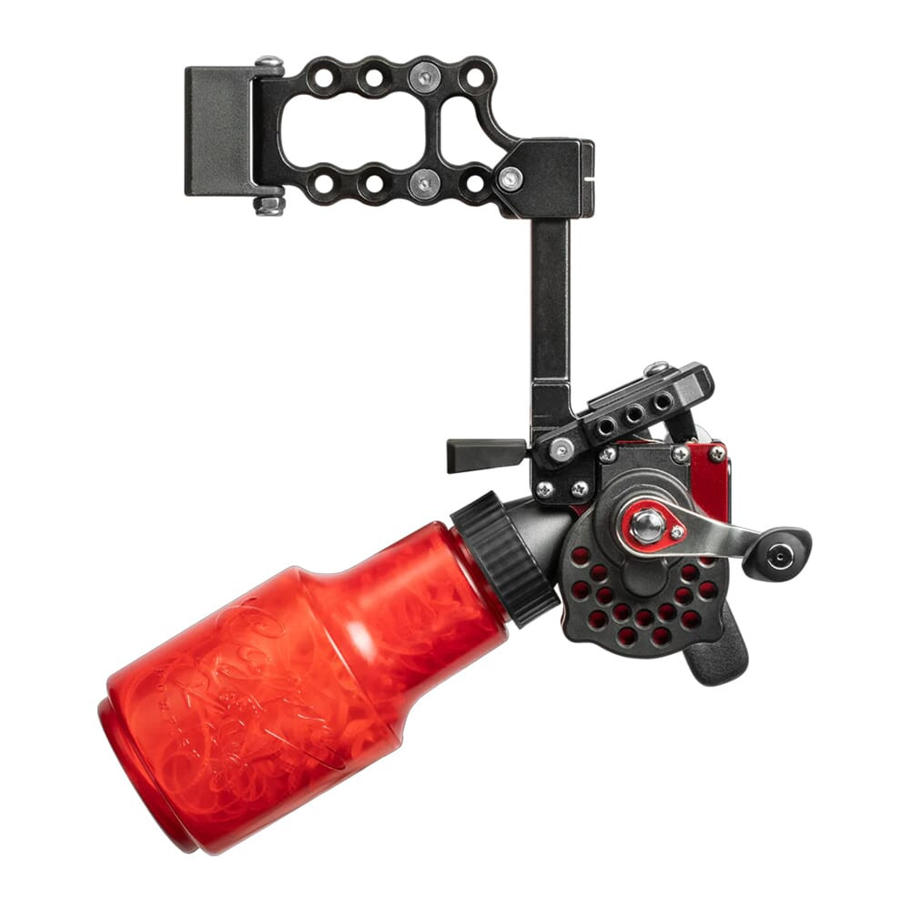 Cajun Winch Pro LH Red Bowfishing Reel AFR1450L