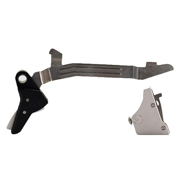 Timney Triggers Alpha Large Silver Trigger for Glock Gen 3 & 4 Alpha-Glock-3-4-Large-Silver