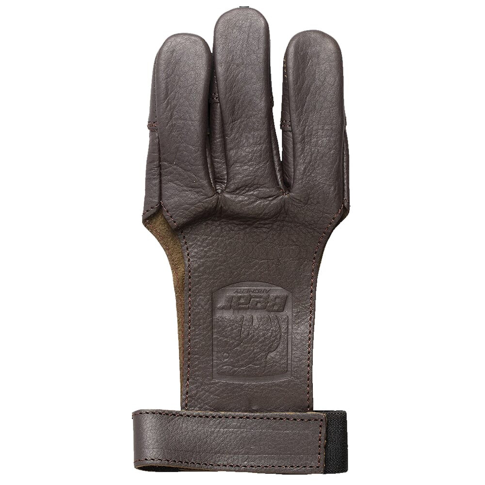 Bear Archery Leather Shooting Glove Medium Brown ASG101M
