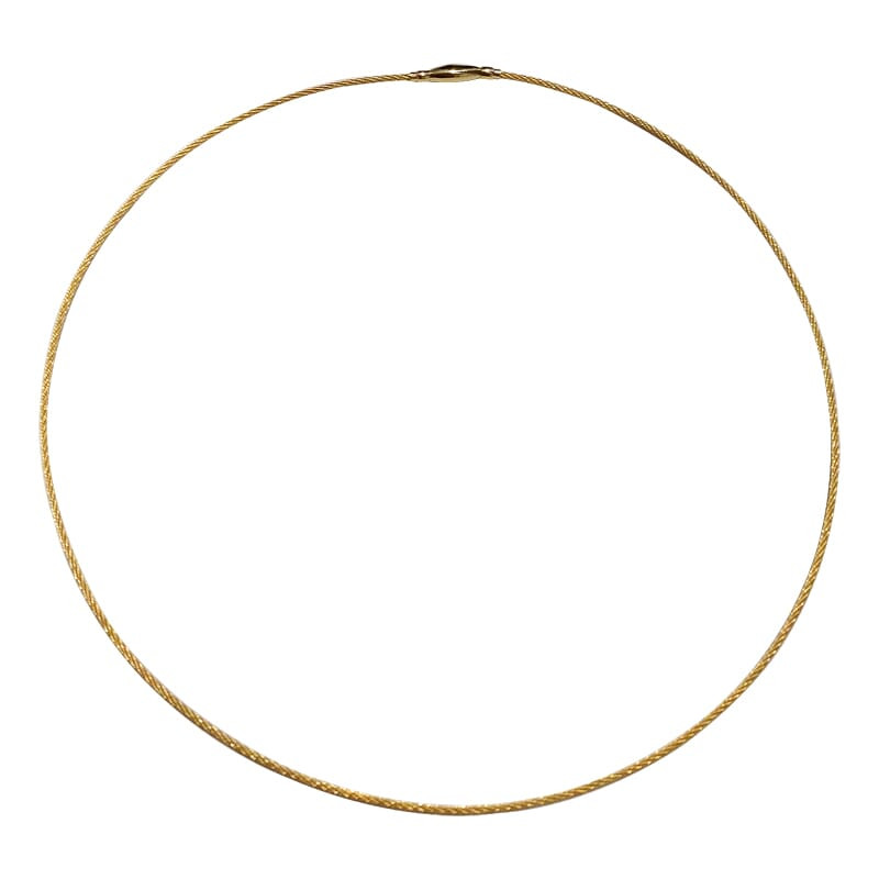 Alex Sepkus 18K 18" Cable Necklace with Crocodile Clasp