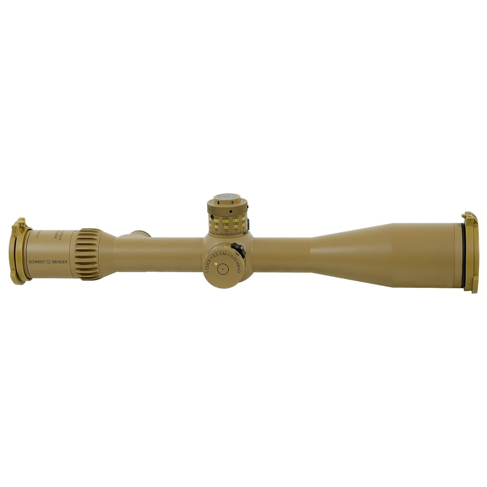 Schmidt Bender 5-45x56 PM II High Power FFP LRR-MIL MT II MTC LT / DT II+ ZC LT 0.5 cm/100 m ccw Pantone 7504M Riflescope 666-946-41C-I1-H5