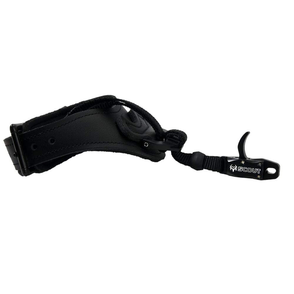 T.R.U. Ball Archery Bone Collector Scout Velcro Black Junior Release BCSV-BK-JR