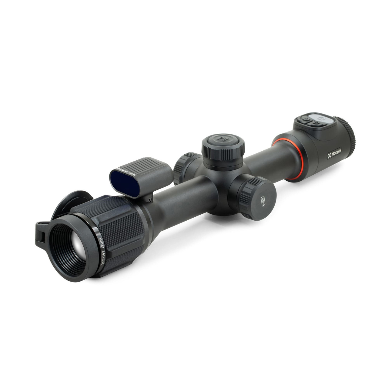 Nocpix BOLT P25R 256x192 25mm 3.5x 1024x768 AMOLED Integrated Laser Rangefinder & Ballistic Calculator Thermal Weapon Sight BOLT-P25R