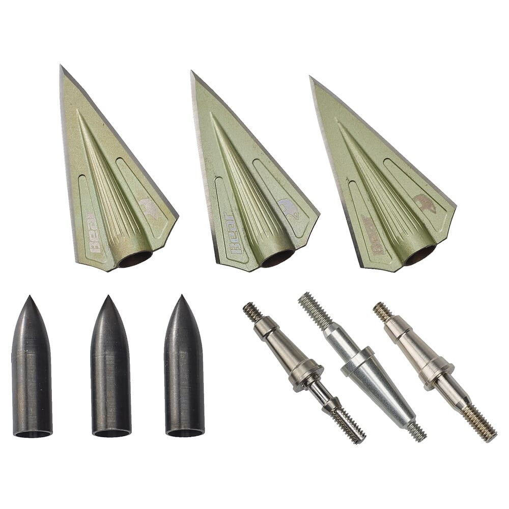 Bear Archery RazorHead VWS Double Bevel Kit BT175DB