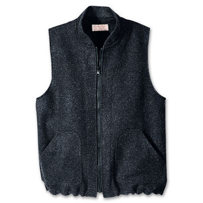 Filson SM Charcoal Mackinaw Wool Vest Liner FIL-10033-CH