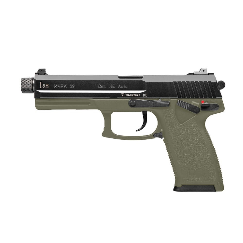 HK Mark 23 .45 ACP Green Pistol w/(2)12rd Mags 81001074