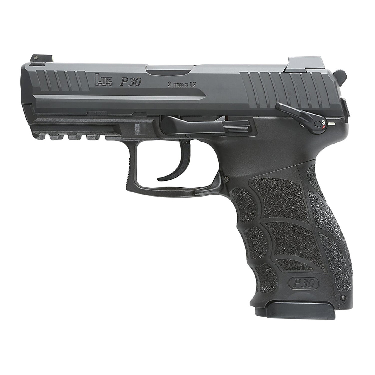 HK P30 V3 9mm 3.85" Bbl Pistol w/Ambi Safety, Decocker, (1) 17rd & (1) 20rd Mags 81001102