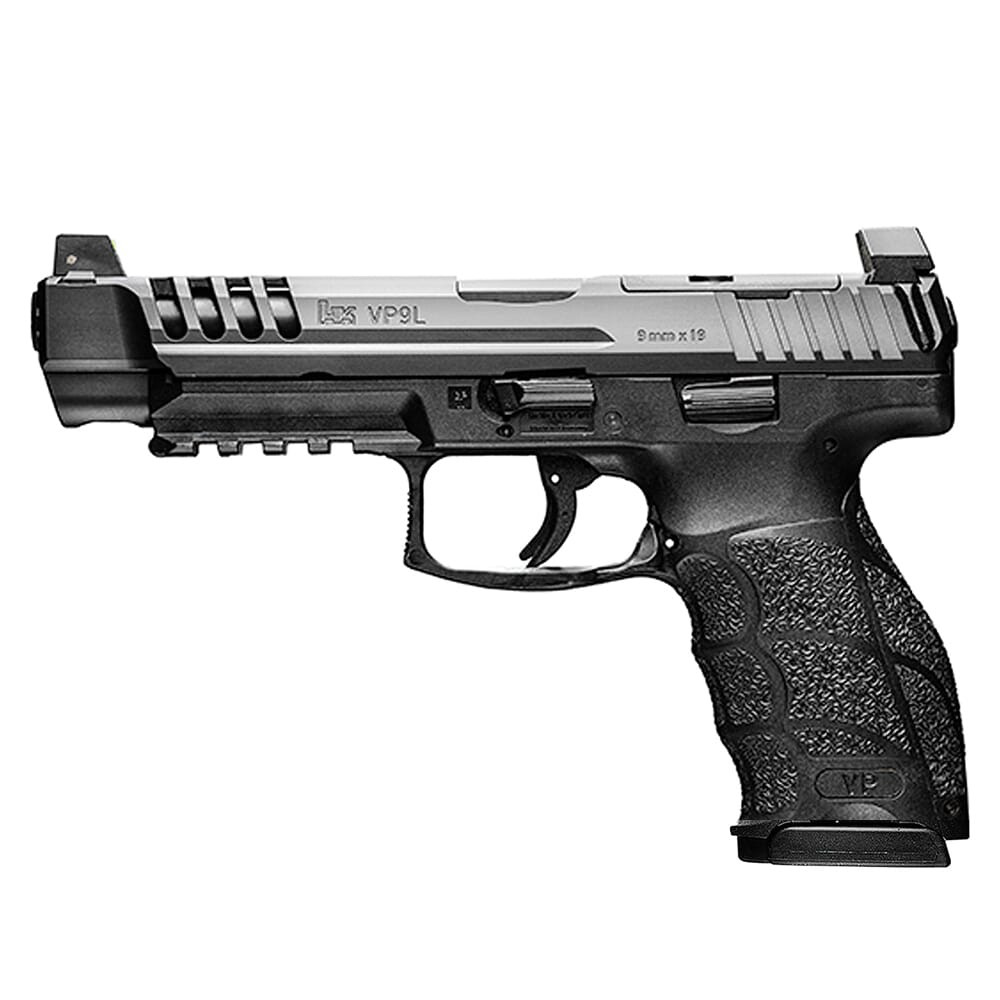 HK VP9L 9mm 5" Bbl Optics Ready Pistol w/(2) 10rd Mags 81001158
