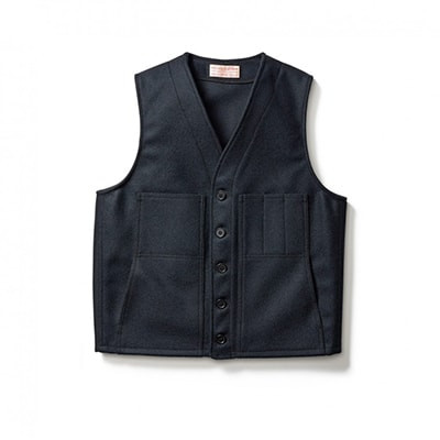 Filson Mackinaw Wool Vest Navy XXXL FCO-011755 FIL-10055-Navy-XXXL