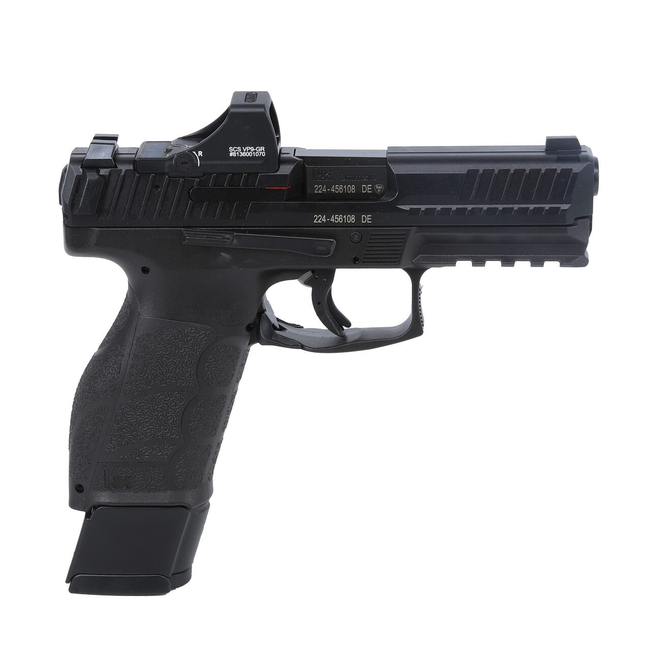 HK VP9A1 X Crossover 4.09" Barrel Optics Equipped Holosun SCS 17rnd Frame Pistol w/(1)17rd & (1)20rd Mag 81001213