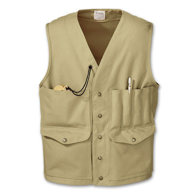 Filson Tin Cruiser Vest Khaki 42 10061