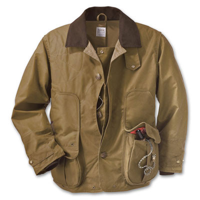 Filson Shltr Wtrfwl/Uplnd Coat DarkTan XS FCO-012778 FIL-10091-DarkTan-XS