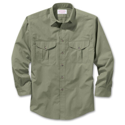 Filson Mens XS Olive Green Feather Guide Shirt 10393-OG