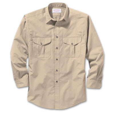 Filson Mens XS Desert Tan Feather Guide Shirt 10393-TD