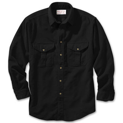 Filson Moleskin Seattle Shirt Black S FCO-001783 FIL-10394-Black-S