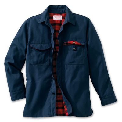 Filson XS Navy Multi Lined Jac-Shirt 10432-RN