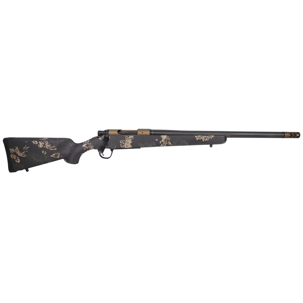 Christensen Arms Ridgeline .22 Creedmoor 20" 1:7 Carbon Fiber Bbl Carbon with Green & Tan Sporter FFT Stock Bolt Action Rifle 801-060080-00