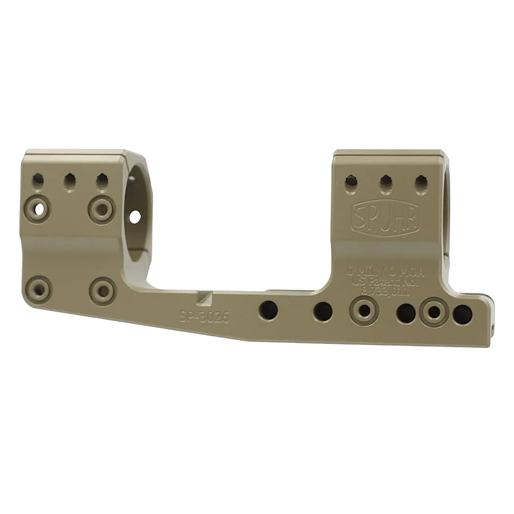Spuhr Cantilever Unimount 30mm 0MIL/MOA 1.26" Gen 3 Noveske Shooting Team Picatinny FDE Scope Mount SP-3026C-FDE