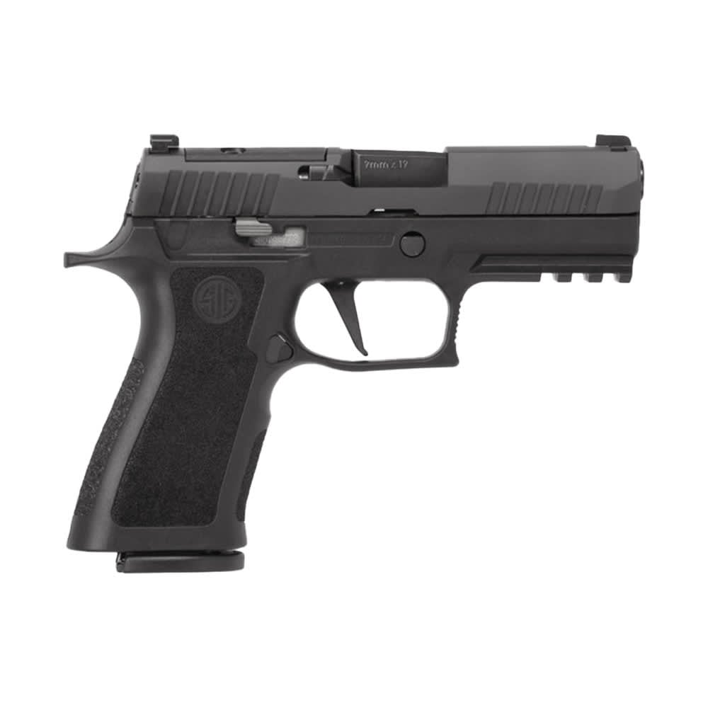 Sig Sauer P320 Carry 9mm 3.9" Bbl X-Series Blk Striker XRAY3 Mod Poly X Grip Optic Plate Cover Pistol w/(2)17rd Steel Mags 320XCA-9-BXR3P-R2