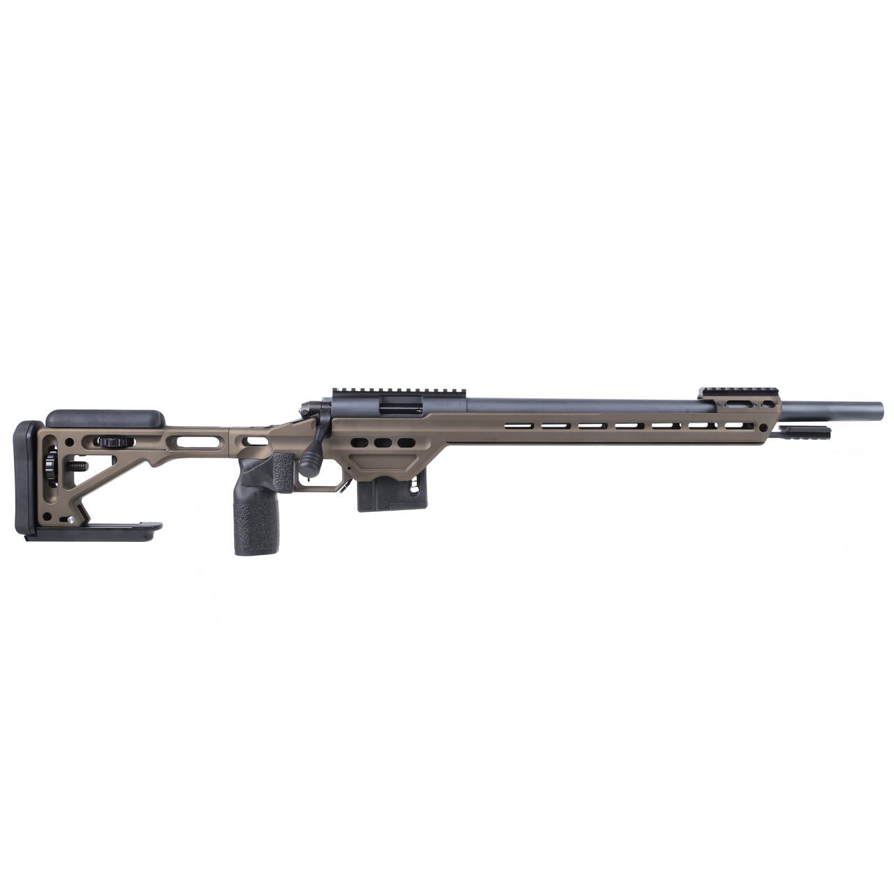 Vudoo Gun Works Gen2 20" Bbl Bart MTU Target Crown 20MOA MPA ESR Chassis Standard Night Bridge TT The Hit Str Shoe APP-V22-RH-SG-20TC-ESR-MNBZ